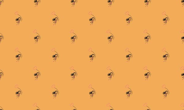 Цветной фон с различными аксессуарами