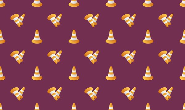 Colored background with different accessories