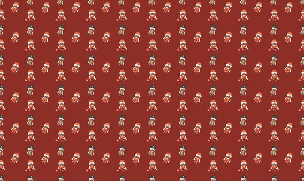 Цветной фон с различными аксессуарами