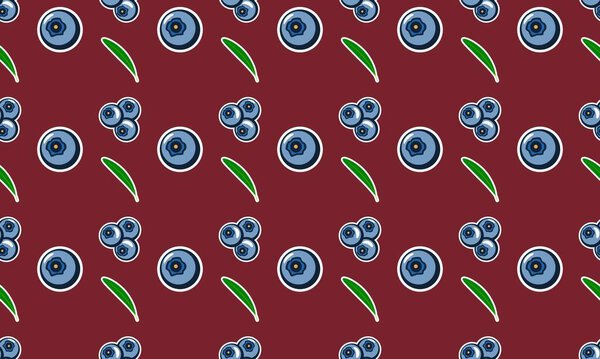 Colored background with different accessories