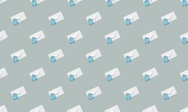 Цветной фон с различными аксессуарами