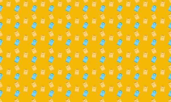 Цветной фон с различными аксессуарами