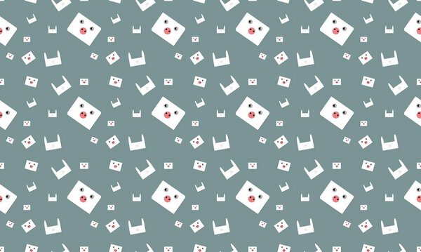 Цветной фон с различными аксессуарами