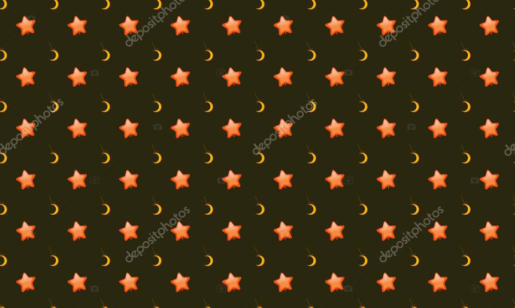 Цветной фон с различными аксессуарами