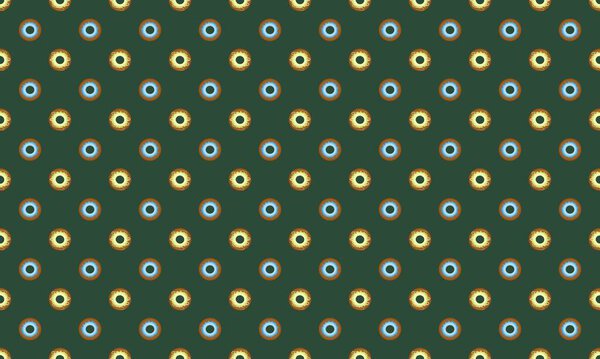 Colored background with different accessories