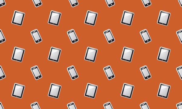 Colored background with different accessories