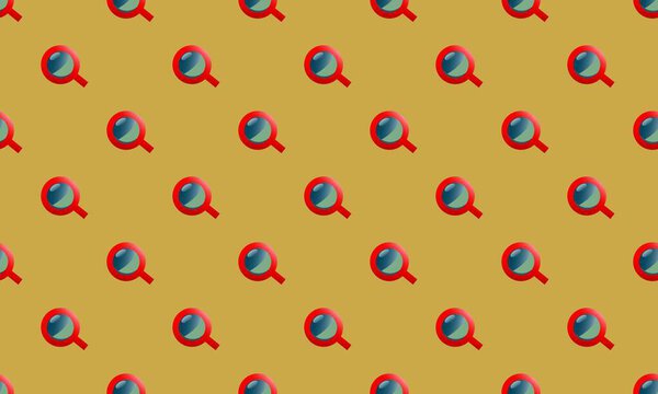 Colored background with different accessories