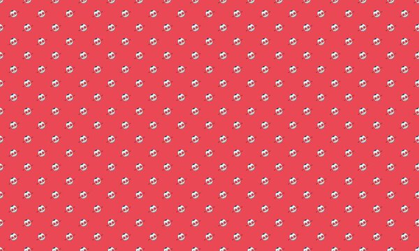 Colored background with different accessories