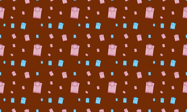 Colored background with different accessories