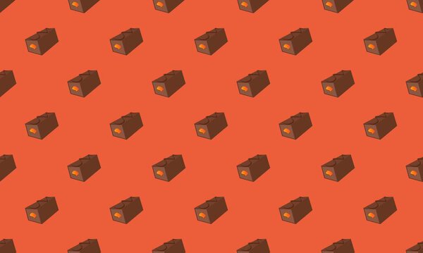 Colored background with different accessories