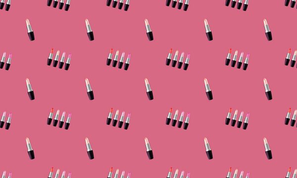 Цветной фон с различными аксессуарами