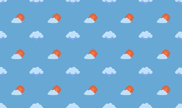 Colored background with different accessories