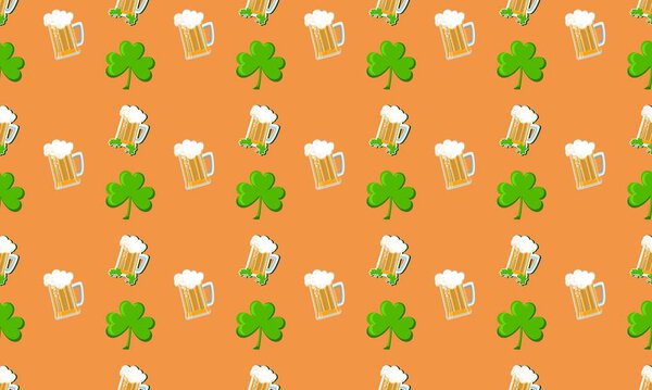 Цветной фон с различными аксессуарами