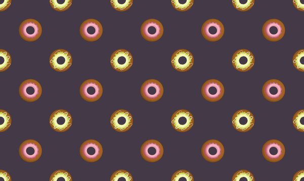 Colored background with different accessories