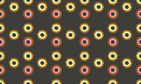 Colored background with different accessories