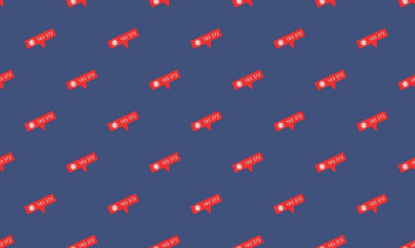 Colored background with different accessories