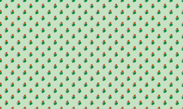 Цветной фон с различными аксессуарами