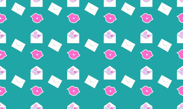 Цветной фон с различными аксессуарами