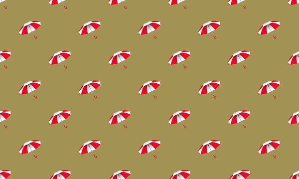 Colored background with different accessories