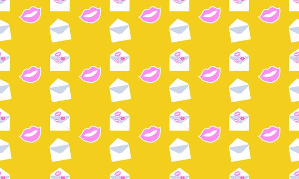 Цветной фон с различными аксессуарами