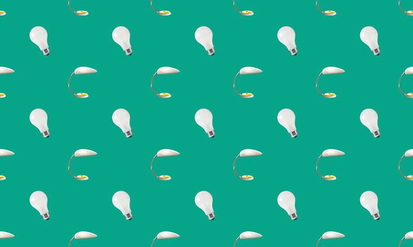 Цветной фон с различными аксессуарами