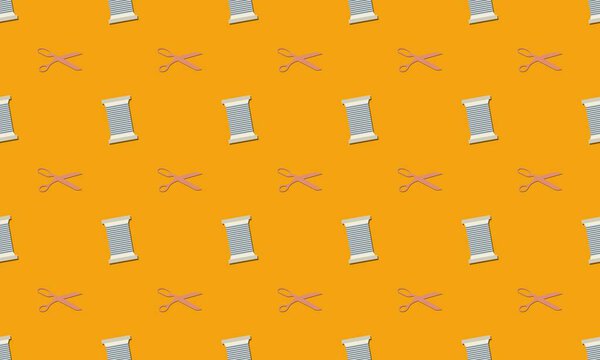 Цветной фон с различными аксессуарами