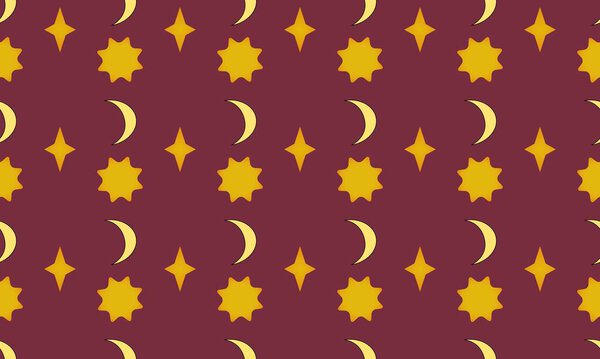 Цветной фон с различными аксессуарами