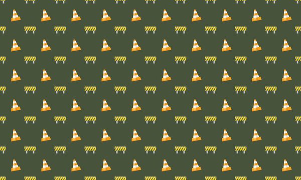 Colored background with different accessories