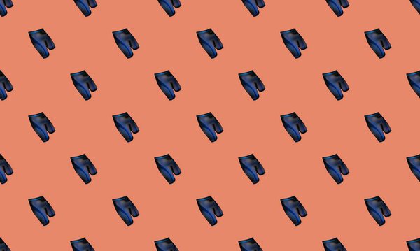 Цветной фон с различными аксессуарами