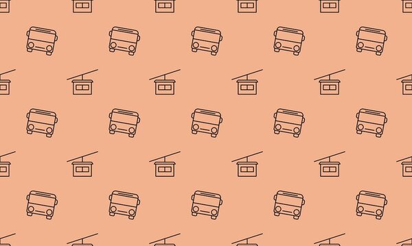 Цветной фон с различными аксессуарами