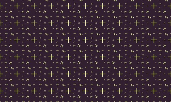 Colored background with different accessories