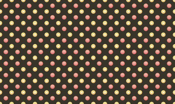 Colored background with different accessories