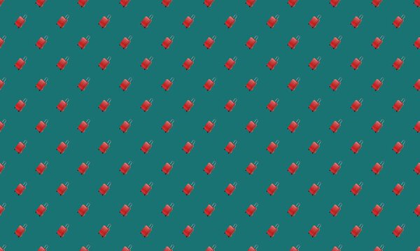 Цветной фон с различными аксессуарами