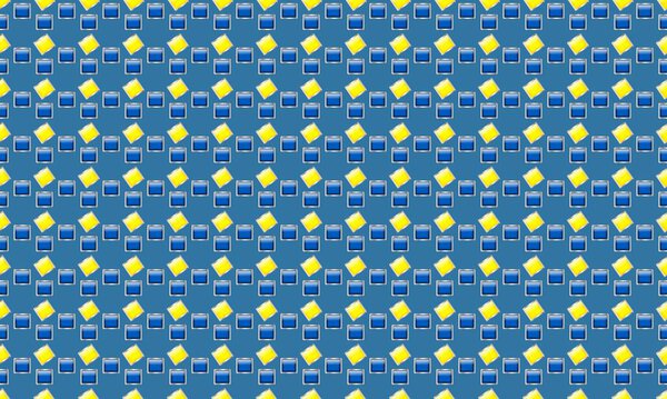 Цветной фон с различными аксессуарами