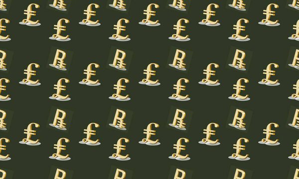 Colored background with different accessories