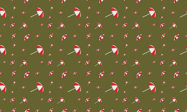 Цветной фон с различными аксессуарами