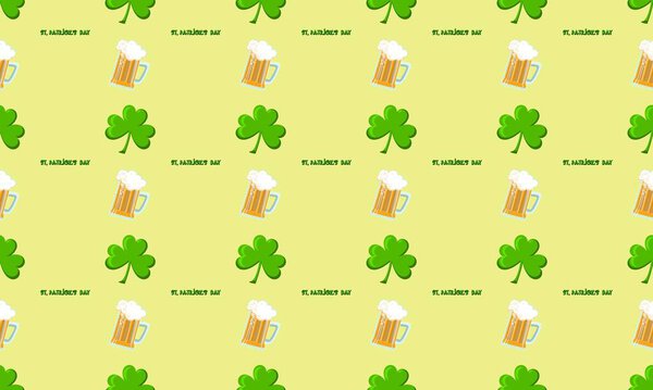 Цветной фон с различными аксессуарами