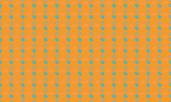 Цветной фон с различными аксессуарами