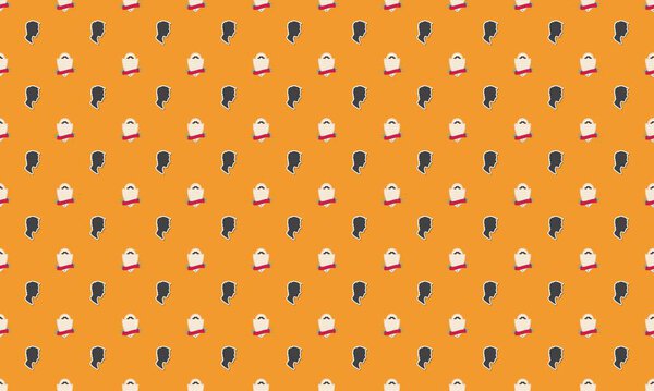 Цветной фон с различными аксессуарами