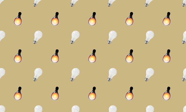 Цветной фон с различными аксессуарами