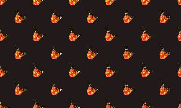 Цветной фон с различными аксессуарами