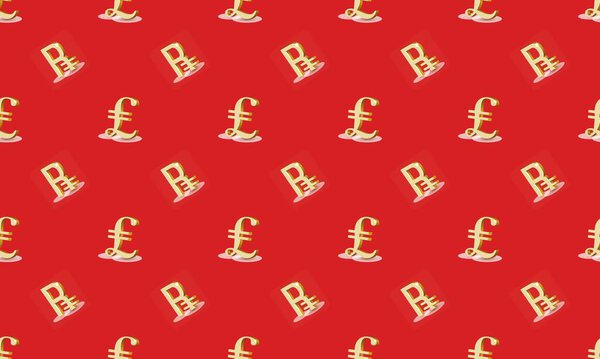 Цветной фон с различными аксессуарами