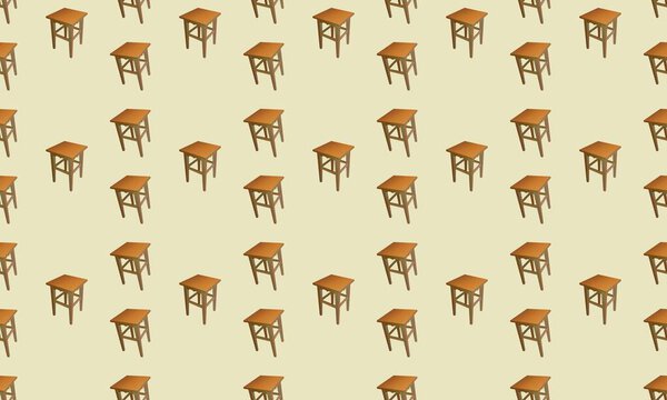 Colored background with different accessories