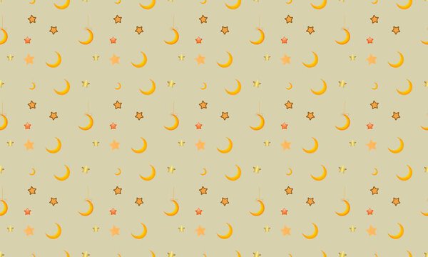 Цветной фон с различными аксессуарами