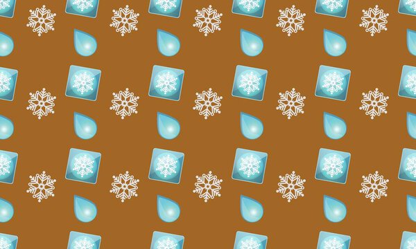 Цветной фон с различными аксессуарами