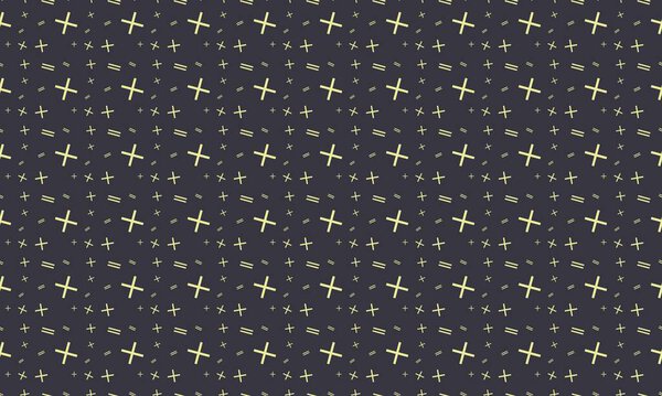 Colored background with different accessories