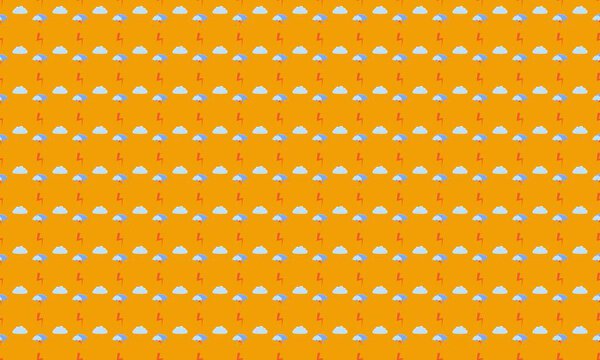 Цветной фон с различными аксессуарами