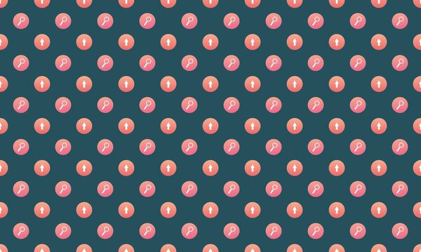 Colored background with different accessories