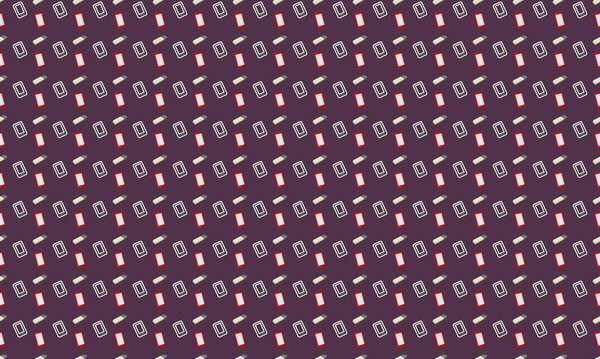 Цветной фон с различными аксессуарами