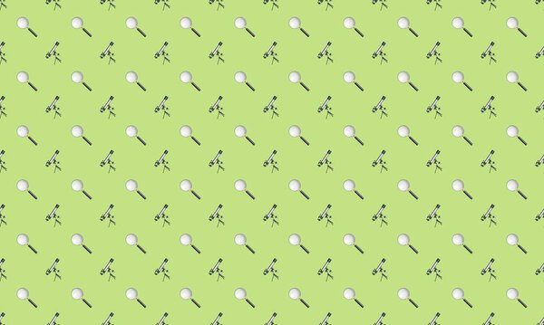 Цветной фон с различными аксессуарами